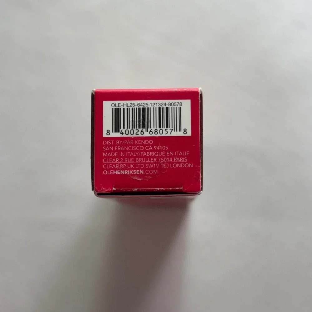 Ole Henriksen Pout Preserve Peptide Lip Treatment Cocoa Creme Glimmer Brown .4oz
